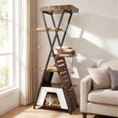 73 Inch Multi-level Cat Tree for Indoor Cats with Elevated Perch and Large Condo