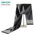 Men's Winter Warm Striped Business Scarf