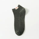 Solid Color Mens Cotton Socks