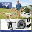 74 Quart Rolling Cooler with Wheels and Fish Ruler