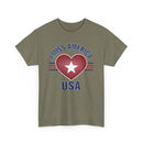 "I Miss America" Heart Unisex Heavy Cotton Tee