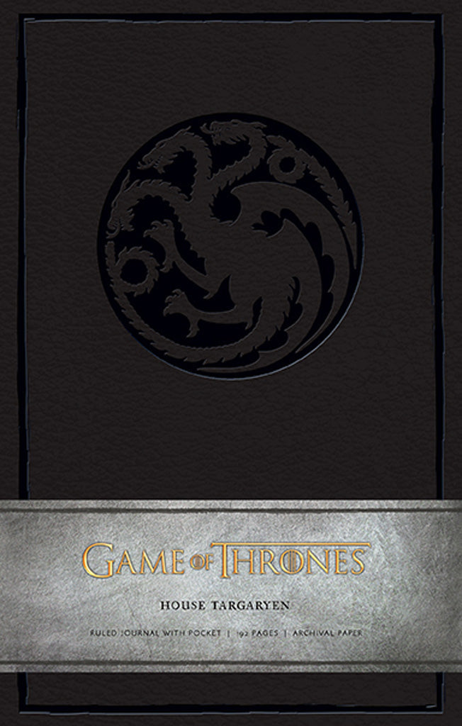 Game of Thrones: House Targaryen Hardcover Ruled Journal (Large)