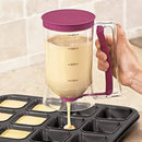 Versatile Batter Dispenser for Pancakes, Cupcakes & More - Collapsible Kitchen Gadget for Perfect Baking Results