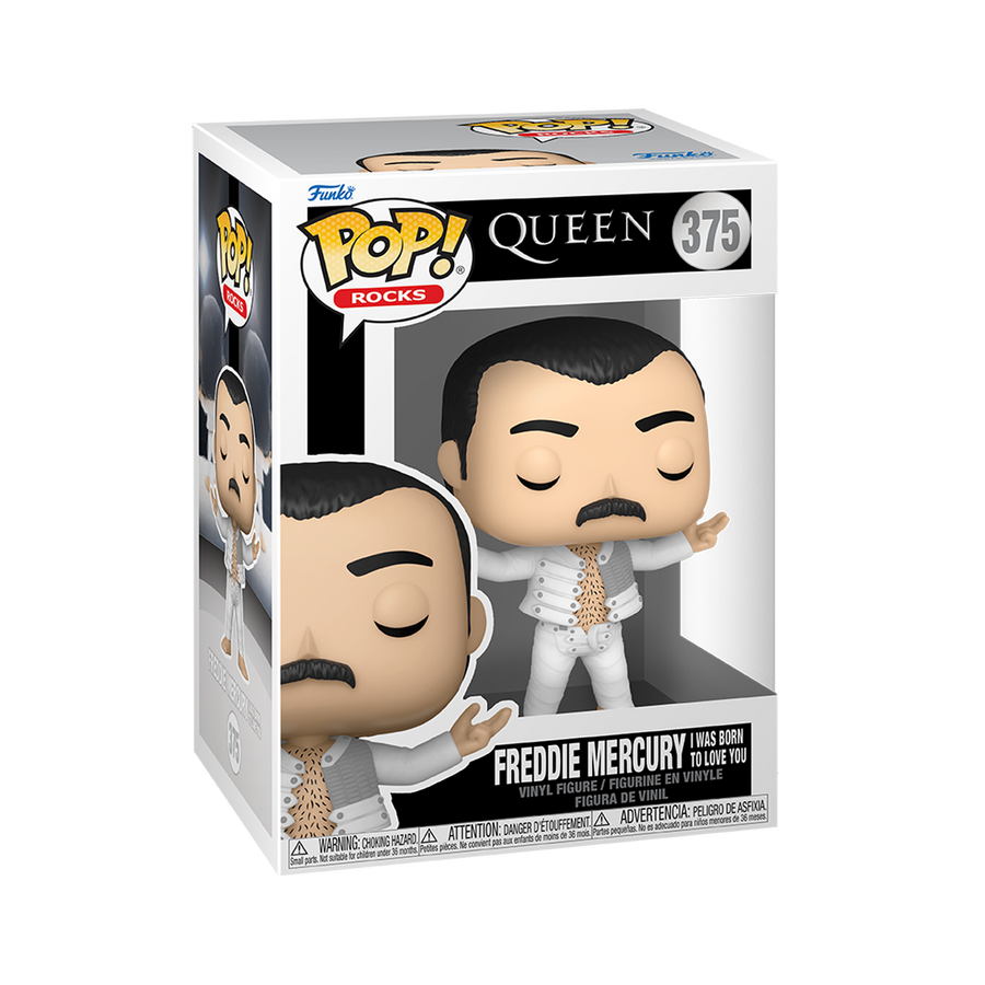 PRÉCOMMANDE (Arrivée prévue Q2 2024) POP Rocks : Queen- Freddie Mercury (Je suis né pour t'aimer)