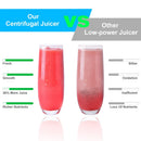 1000W Centrifugal Juicer Juice Extractor with 2 Speeds 2.6in Wide Feed Chute 17Oz Juicer Cup 54Oz Pulp Collector Electric Juicer for Fruits Vegetables