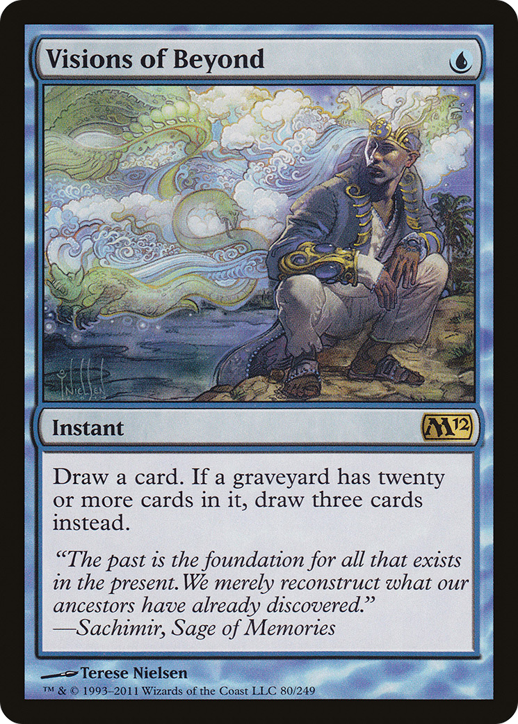 Visions of Beyond (M12-080) - Magic 2012 Foil