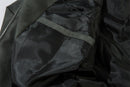 Men's Embroidered Letter Motorcycle Suit Leather Jacket