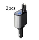 Metal Car Charger 100W USB Type C Adapter
