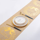 Christmas Elk Snowman Table Runner Decor