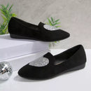 Point Toe Heart Slip-Ons