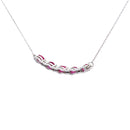 .73ct Ruby Diamond Fashion Pendants 10KT White Gold