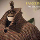 Coat Retro Gentleman Men's Clothing Wool Overcoat