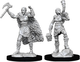 D&D: Nolzur's Marvelous Miniatures - Female Human Barbarian