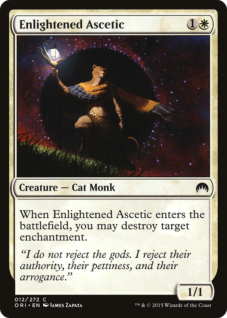 Enlightened Ascetic (ORI-012) - Magic Origins Foil