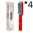 2 In 1 Hair Straightener Hot Comb Curling Brush