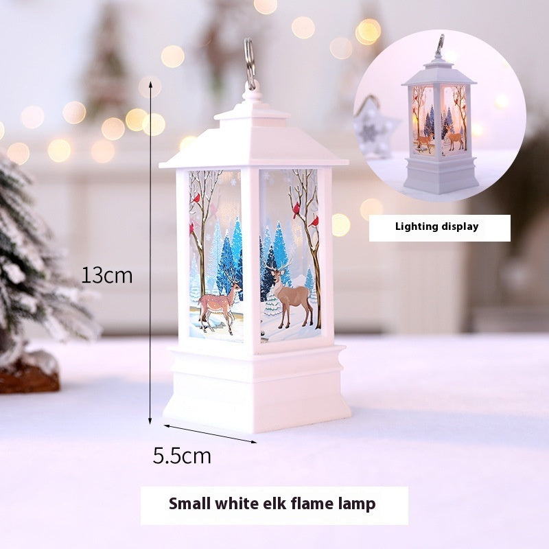 Christmas Santa Claus LED Oil Lamp Night Light
