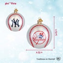 Yankees Baseball Ornament