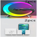 G Shaped LED Lamp with Bluetooth Speaker