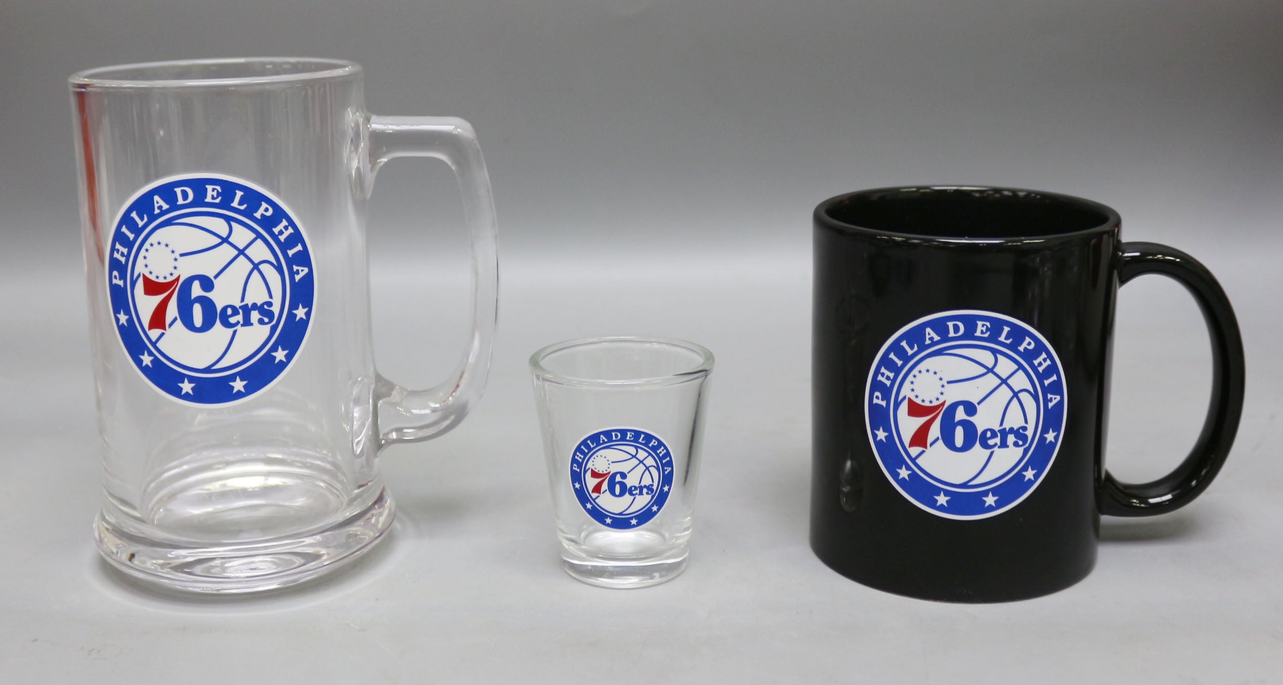 Philadelphia 76ers 3-Piece Glassware Gift Set – Ralphie's Funhouse