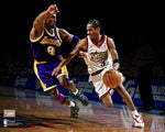 Kobe Bryant v. Allen Iverson 8" x 10" Basketball Legends Photo