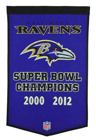 Baltimore Ravens NFL Dynasty Banner