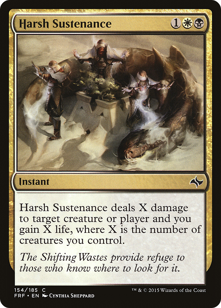 Harsh Sustenance (FRF-154) - Fate Reforged Foil