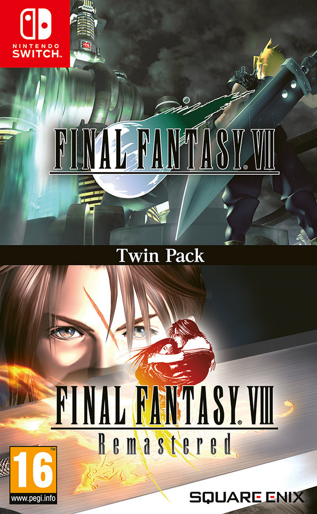 Final Fantasy VII / Final Fantasy VIII Remastered Twin Pack [European Import] (Nintendo Switch)