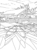 The National Parks Postcard Coloring Book