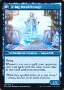 Inventive Iteration // Living Breakthrough (PRE-57S) - Kamigawa: Neon Dynasty Promos: (fandfc, enchantment) Foil