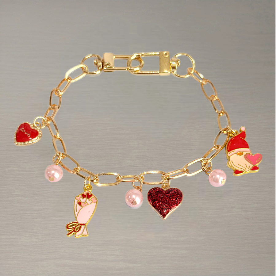 Blush Garden Deluxe Tumbler Charm Necklace