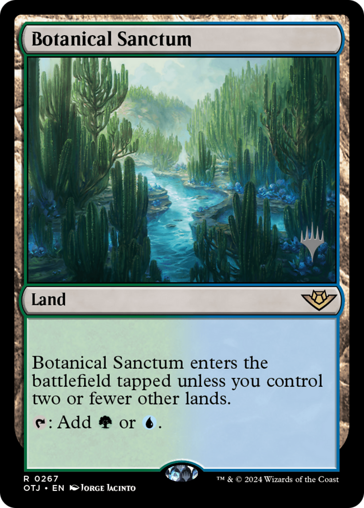 Botanical Sanctum (PPOTJ-267) - Outlaws of Thunder Junction Promos