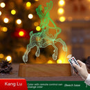 3D Christmas LED Night Light Acrylic Gift Decor
