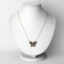 2.16 Carat Genuine Blue Sapphire and White Zircon .925 Sterling Silver Necklace
