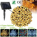 12M 100 LEDs Solar String Fairy Lights Outdoor String Lamps Garden Xmas Decor Lamp