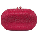 Hot-studded Evening Clutch With A Chain Strap For Banquets
