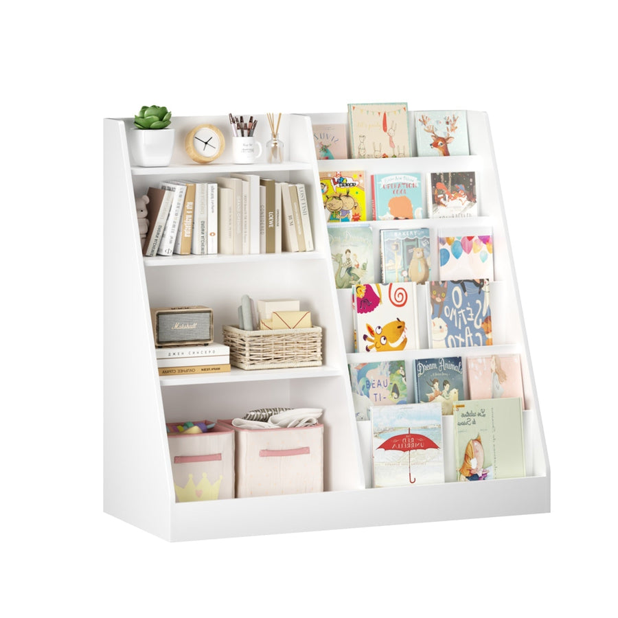 Kids Bookshelf with Toy Storage Organizer, 34.65