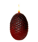 Game of Thrones: Sculpted Dragon Egg Candle [Red]
