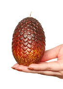 Game of Thrones: Sculpted Dragon Egg Candle [Red]