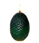 Game of Thrones: Sculpted Dragon Egg Candle (Green)