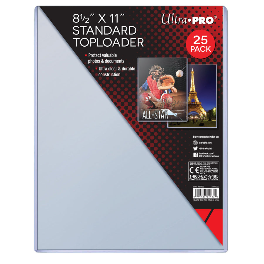 Ultra PRO: Toploader - 8-1/2