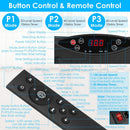 Vibration Exercise Machine Vibrating Plate Platform Whole Body Fitness Vibration Workout Equipment with 120 Speeds 1-20Mins Timer Resistant Bands Remo
