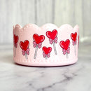 Heart Lollipop Scallop Tumbler Boot -fits 20-40oz
