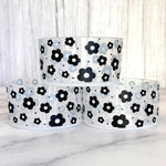 CLEAR BLACK DAISIES Tumbler Boot