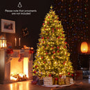 5 Feet Artificial Xmas Tree Hinged with 11 Lighting Modes and Remote Control