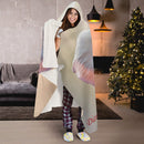 Personalized Elephant Hooded Fleece Blanket | Custom Name Gift