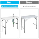 Folding Cleaning Sink Faucet Cutting Camping Table with Sprayer
