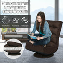 5-Position Folding Floor Gaming Chair