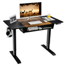48 Inch Electric Sit to Stand Desk with Keyboard Tray