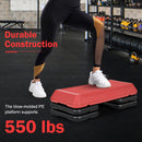 29 Inch Adjustable Workout Fitness Aerobic Stepper Exercise Platform