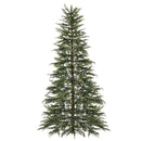 7.5 Feet Artificial Christmas Tree with Branch Tips and Colorful LED Lights